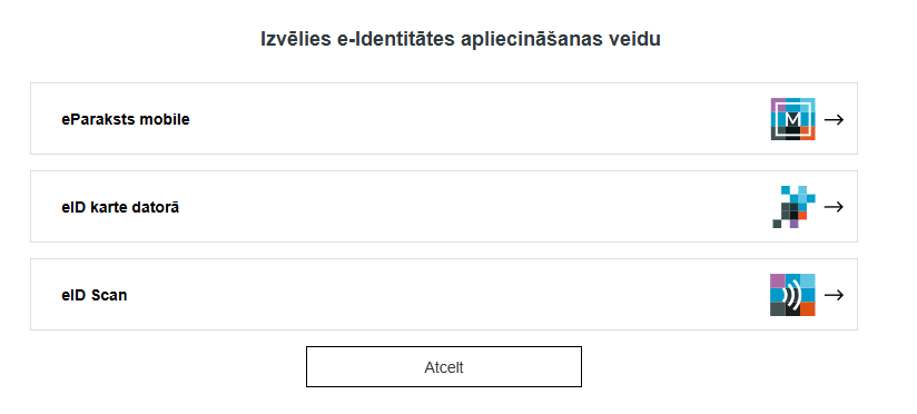 Authentication with eParaksts